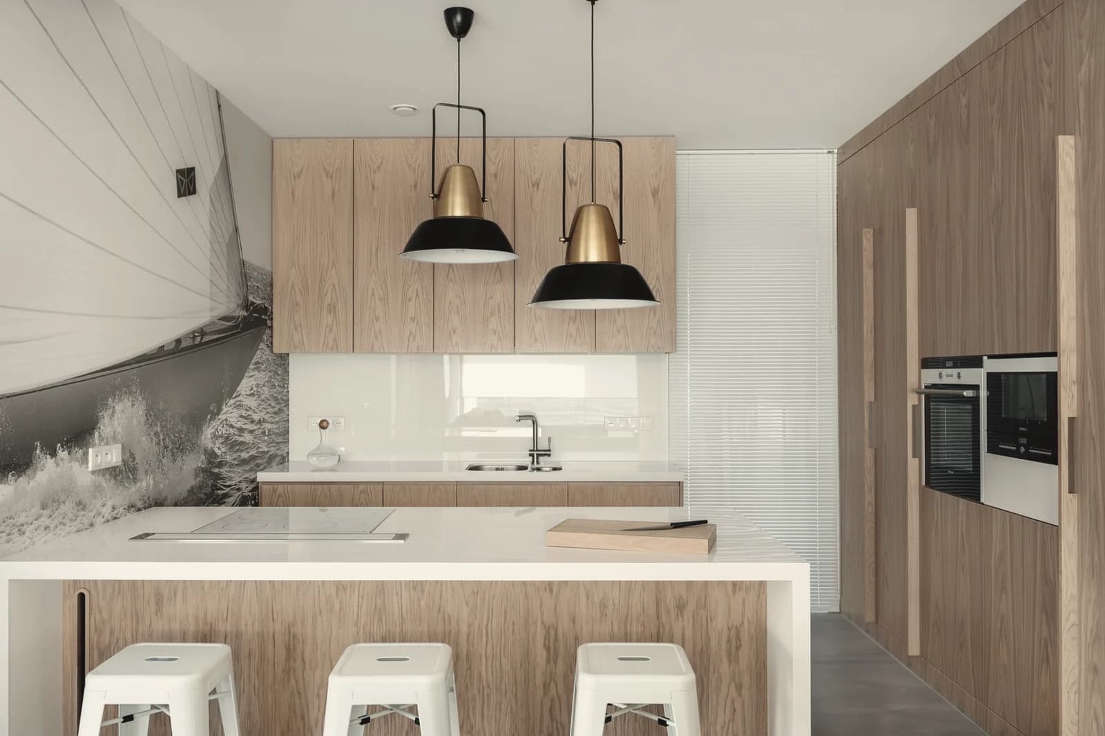 Kitchen — marine motif