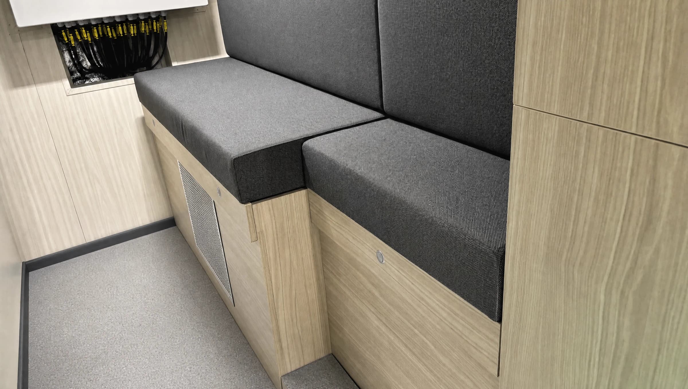 Built-in bench seating