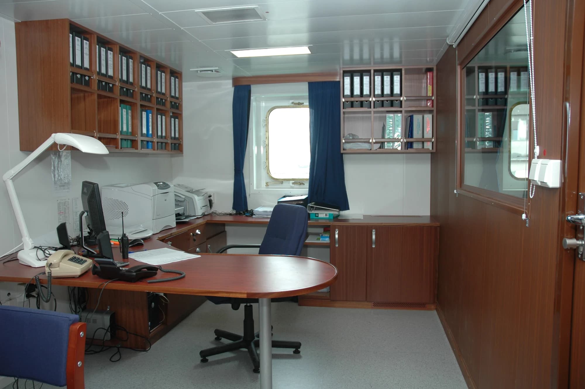 Ship’s office — workstations
